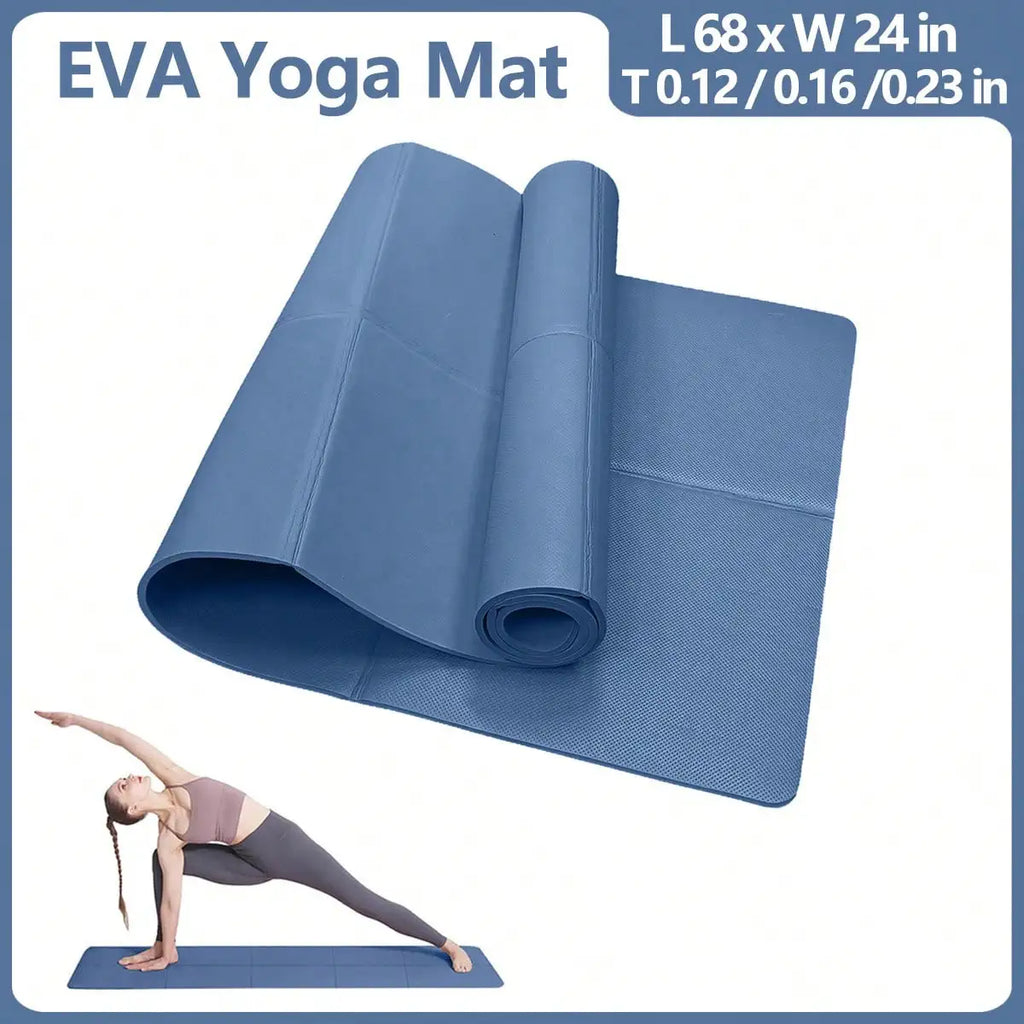 Tapis de Yoga Antidérapant Femme – Pilates & Fitness Épais 3/4/6 mm - Nava