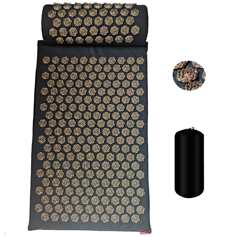 Tapis de Massage Soulage Stress et Douleurs du Dos & Corps