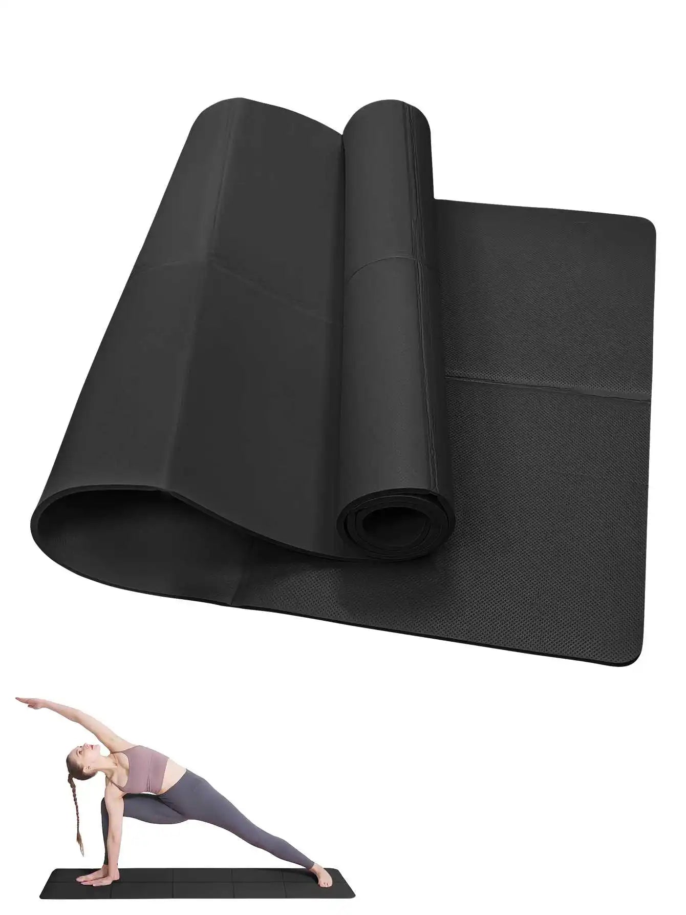 Tapis yoga épais confortable